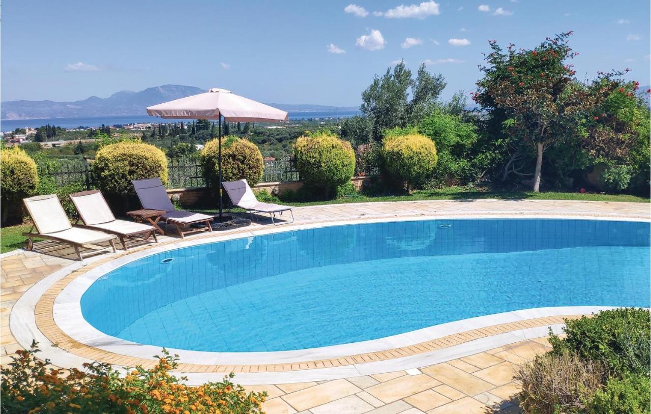 Lovely Home In Kiato With Wifi Exterior foto